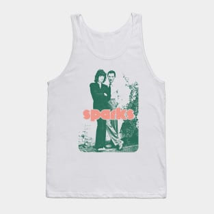 Sparks /// Vintage Style Retro Aesthetic Design Tank Top